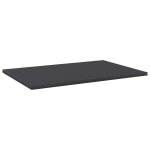 Vidaxl panneaux de biblioth�que 8 pcs gris 60x40x1, 5 cm agglom�r�