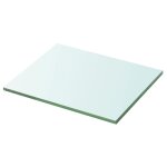Vidaxl panneaux d'�tag�re 2 pcs verre transparent 20 x 20 cm