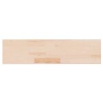 Vidaxl panneau d'tagre 80x20x4 cm bois de chne massif non trait