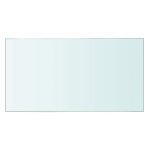 Vidaxl panneau d?�tag�re verre transparent 30 x 12 cm