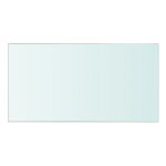 Vidaxl panneau d?�tag�re verre transparent 30 x 15 cm