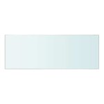 Vidaxl panneau pour �tag�re verre transparent 40 x 12 cm