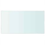 Vidaxl panneau pour �tag�re verre transparent 40 x 25 cm
