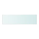 Vidaxl panneau pour �tag�re verre transparent 50 x 12 cm
