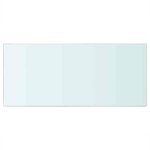 Vidaxl panneau pour �tag�re verre transparent 50 x 25 cm
