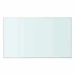 Vidaxl panneau pour �tag�re verre transparent 50 x 30 cm