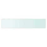 Vidaxl panneau d?�tag�re verre transparent 70 x 15 cm