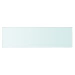 Vidaxl panneau pour étagère verre transparent 70 x 20 cm Vidaxl panneau pour étagère verre transparent 70 x 20 cm