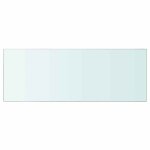 Vidaxl panneau pour �tag�re verre transparent 80 x 30 cm