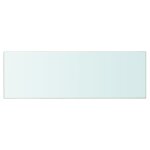 Vidaxl panneau pour �tag�re verre transparent 90 x 30 cm