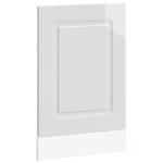 Vidaxl panneau de lave - vaisselle kalmar blanc brillant 45x1, 5x57 cm