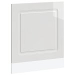 Vidaxl panneau de lave - vaisselle kalmar blanc brillant 60x1, 5x67 cm