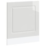 Vidaxl panneau de lave - vaisselle kalmar blanc brillant 60x1, 5x57 cm