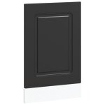 Vidaxl panneau de lave - vaisselle kalmar noir 45x1, 5x57 cm