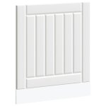 Vidaxl panneau de lave - vaisselle lucca blanc bois d'ing�nierie