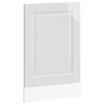Vidaxl panneau de lave - vaisselle porto blanc brillant 45x1, 5x67 cm