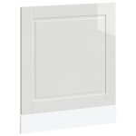 Vidaxl panneau de lave - vaisselle porto blanc brillant 60x1, 5x67 cm