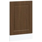 Vidaxl panneau de lave - vaisselle porto ch�ne marron 45x1, 5x57 cm