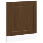 Vidaxl panneau de lave - vaisselle porto ch�ne marron 60x1, 5x57 cm