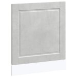 Vidaxl panneau de lave - vaisselle porto gris b�ton 60x1, 5x57 cm