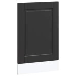 Vidaxl panneau de lave - vaisselle porto noir 45x1, 5x57 cm
