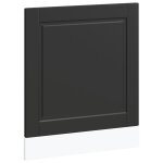 Vidaxl panneau de lave - vaisselle porto noir 60x1, 5x57 cm