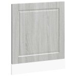 Vidaxl panneau de lave - vaisselle porto sonoma gris 60x1, 5x67 cm