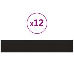 Vidaxl panneaux muraux 12 pcs noir 90x15 cm velours 1, 62 m² Vidaxl panneaux muraux 12 pcs noir 90x15 cm velours 1, 62 m²