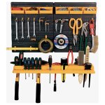Vidaxl panneau mural porte - outils 646x385 mm 26 porte - outils pp