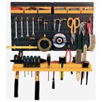 Vidaxl panneau mural porte - outils 646x385 mm 26 porte - outils pp