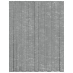 Vidaxl panneaux de toiture 36 pcs acier galvanis� argent� 60x45 cm