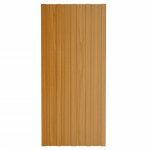 Vidaxl panneaux de toiture 36 pcs acier galvanis naturel 100x45 cm
