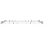 Vidaxl parc pour chien 36panneaux noir 100x50cm acier enduit de poudre