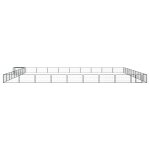 Vidaxl parc pour chien 40panneaux noir 100x50cm acier enduit de poudre