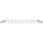 Vidaxl parc pour chien 40panneaux noir 100x50cm acier enduit de poudre