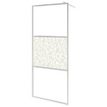 Vidaxl paroi de douche � l'italienne � verre esg pierre 115x195 cm