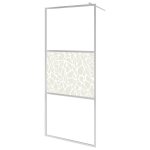 Vidaxl paroi de douche  l'italienne  verre esg pierre 80x195 cm