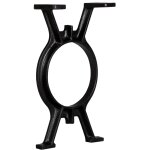Vidaxl pied de banc 2 pcs cadre en o fonte