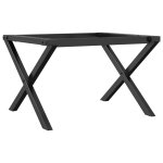 Vidaxl pieds de table basse cadre en x 50x40x38 cm acier Vidaxl pieds de table basse cadre en x 50x40x38 cm acier