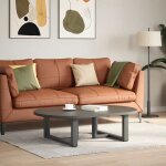 Vidaxl pieds de table basse en t, 2 pices, anthracite, 60 x 25 x (30 - 31) cm, acier