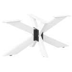 Vidaxl pied de table basse en forme d'araign�e blanc 98x58x(42 - 43) cm