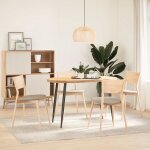 Vidaxl pieds de table console forme conique 4 pi�ces anthracite 72 - 73 cm acier