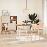 Vidaxl pieds de table console coniques 4 pices blanc 72 - 73 cm acier