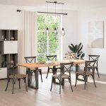 Vidaxl pieds de table à manger en u 3 pièces acier naturel 70 x (72 - 73) cm acier Vidaxl pieds de table à manger en u 3 pièces acier naturel 70 x (72 - 73) cm acier