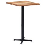 Vidaxl pied de table de bistro noir 56x56x107 cm fonte Vidaxl pied de table de bistro noir 56x56x107 cm fonte