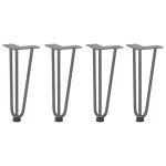 Vidaxl pieds en épingle à cheveux pour table basse 4 pièces acier naturel 30 cm acier massif Vidaxl pieds en épingle à cheveux pour table basse 4 pièces acier naturel 30 cm acier massif