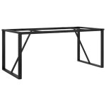 Vidaxl pieds de table � manger cadre en o 160x80x73 cm acier