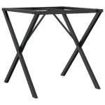 Vidaxl pieds de table à manger cadre en x 60x60x73 cm acier Vidaxl pieds de table à manger cadre en x 60x60x73 cm acier