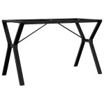 Vidaxl pieds de table à manger cadre en y 120x60x73 cm acier Vidaxl pieds de table à manger cadre en y 120x60x73 cm acier