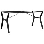 Vidaxl pieds de table à manger cadre en y 160x80x73 cm acier Vidaxl pieds de table à manger cadre en y 160x80x73 cm acier